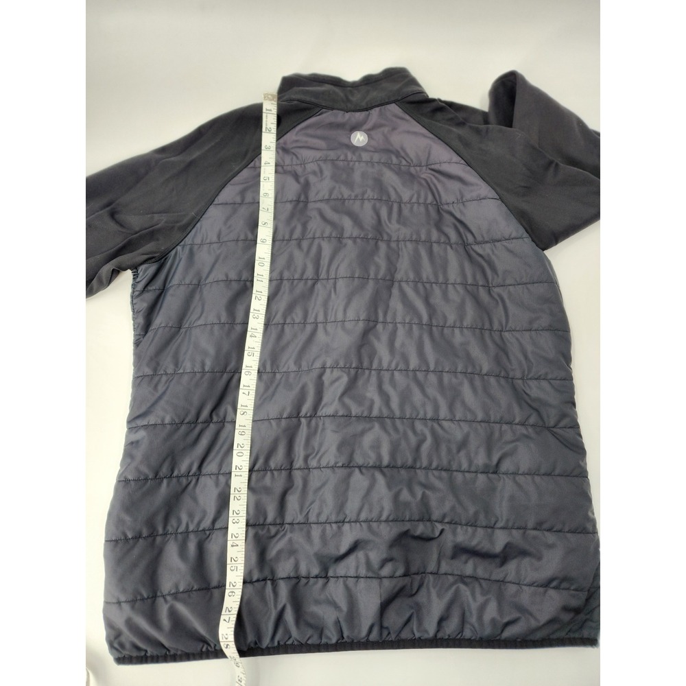 Marmot‎ Mens Hybrid Quilted Insulated Softshell Jacket Black Charcoal Gray Large - Picture 10 of 12